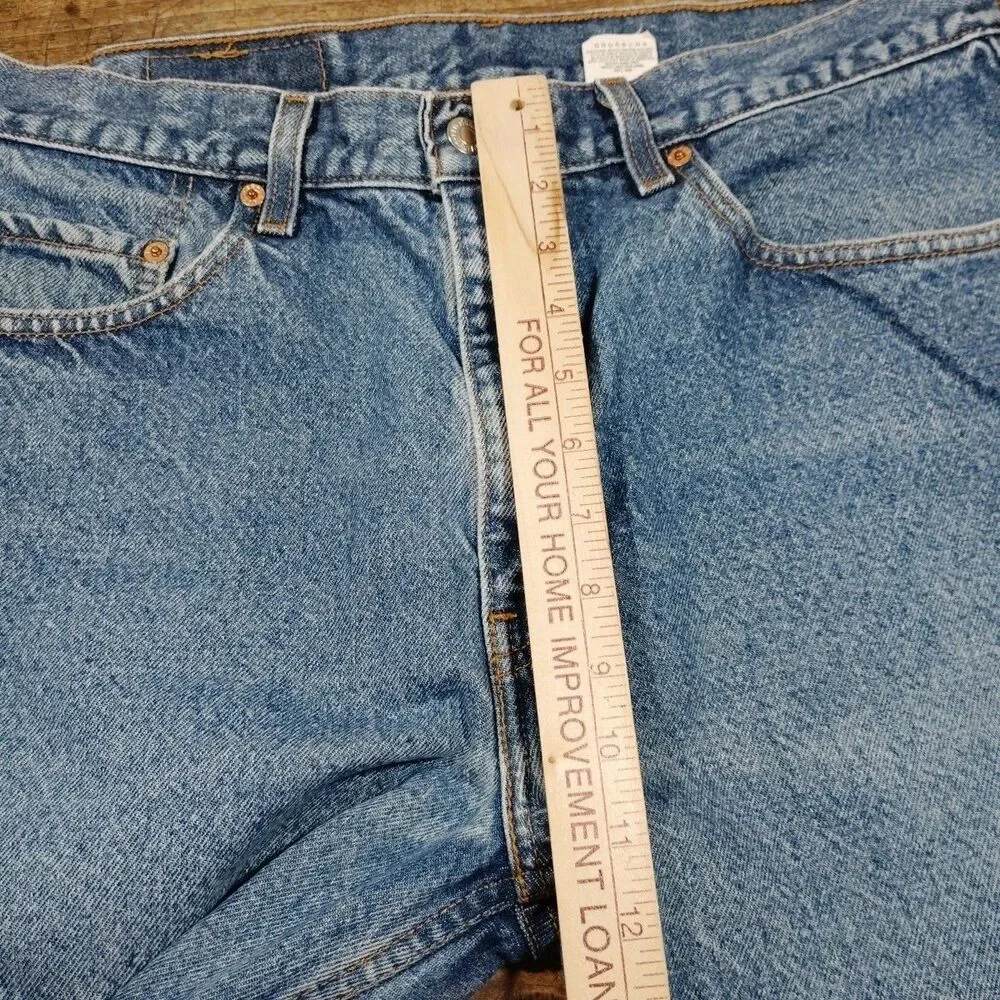 Vintage Levi’s 505 Regular Fit 34 x 29 Denim Blue 1990's Straight Leg 100% Cotto